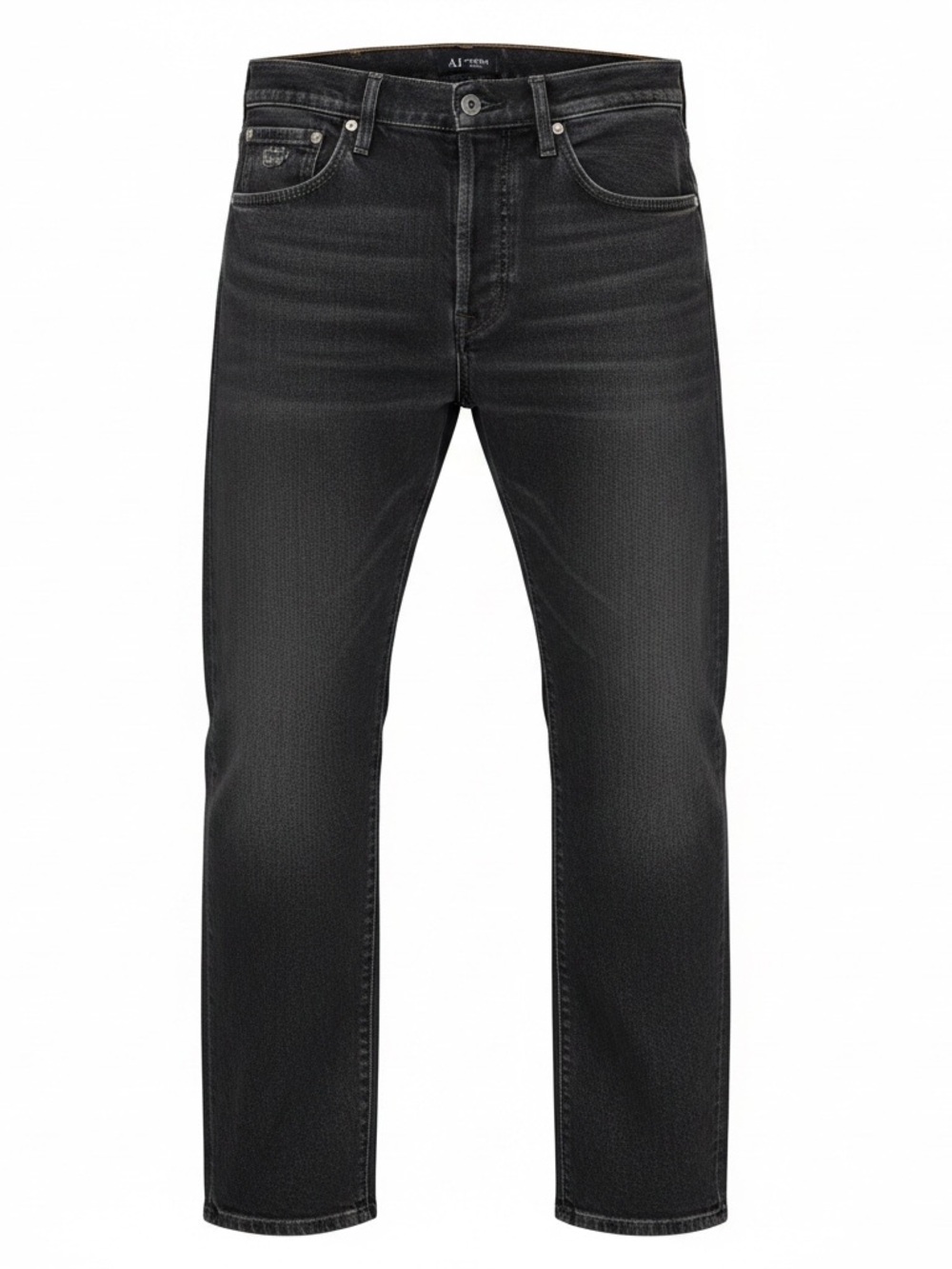 Men’s Armani Jeans Vintage Y2K Faded Black Straight Leg Button Fly AJ 34x32